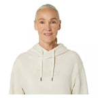 Asics Sweat Logo Beige Birch Femme - vue 4