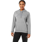 Asics Sweat Logo Grande Gris Femme