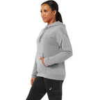 Asics Sweat Logo Grande Gris Femme - vue 3