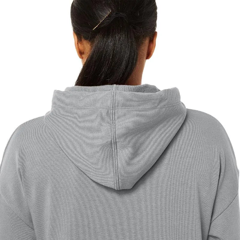 Asics Sweat Logo Grande Gris Femme - vue 6