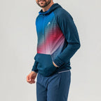 Head Sweat TopSpin Bleu Foncé Print Vision - vue 3