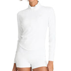 Wilson Sweat Baseline Half Zip Blanc Femme