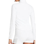 Wilson Sweat Baseline Half Zip Blanc Femme - vue 2