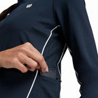 Wilson Sweat Brentwood Marine Femme - vue 6