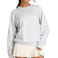 Wilson Sweat Classic Crew Gris Heather Femme