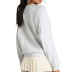 Wilson Sweat Classic Crew Gris Heather Femme - vue 2