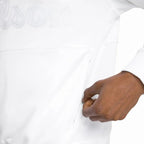 Wilson Sweat Parkside Half Zip Blanc - vue 4