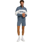 Wilson Sweat Parkside Half Zip Gris Azulado - vue 3