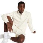 Wilson Sweat Tenis Club Half Zip Beige Arena - vue 3