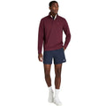 Wilson Sweat Tenis Club Half Zip Granate Royal