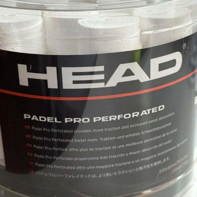 Head 60 Surgrips Padel Pro Perforés Blanc - vue 3