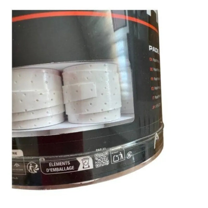 Head 60 Surgrips Padel Pro Perforés Blanc - vue 4