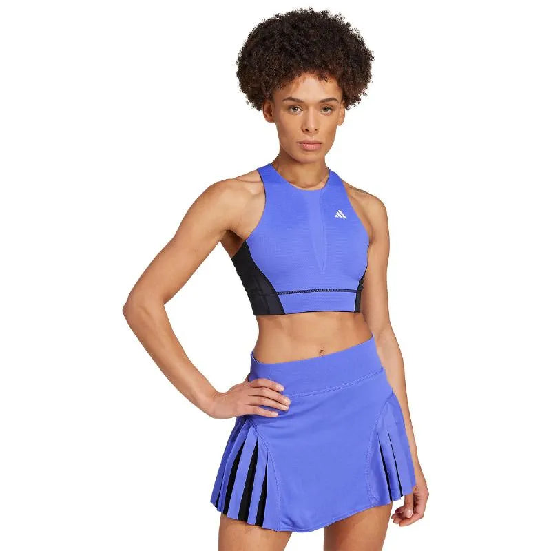 Adidas Top Pro Bleu Cobalt Noir Femme - vue 3