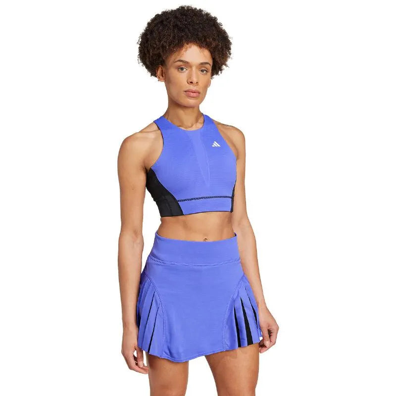 Adidas Top Pro Bleu Cobalt Noir Femme - vue 4