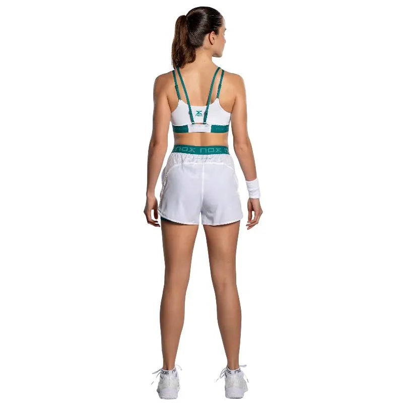 Nox Top Pro Blanc Vert Ivy Femme - vue 6