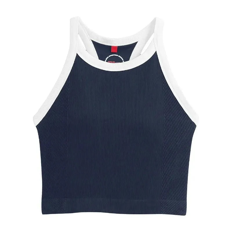 Wilson Top On The Daily Brami Marine Blanc - vue 4