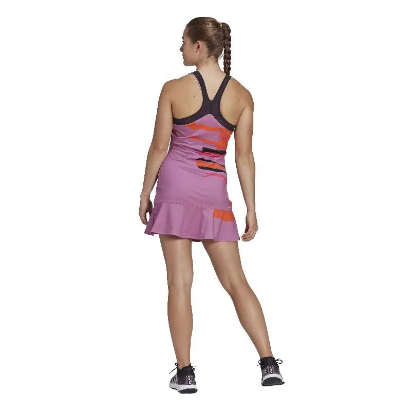 Adidas Robe New York Violet Noir - vue 2