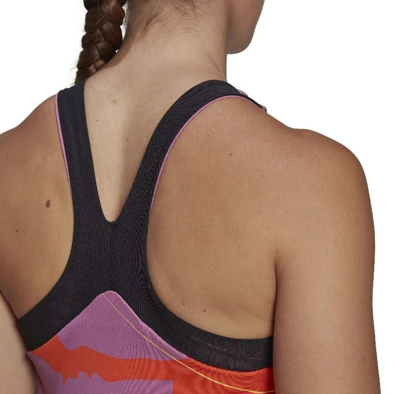 Adidas Robe New York Violet Noir - vue 7