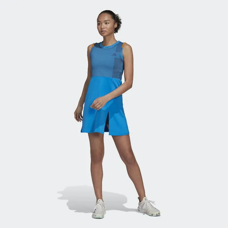 Adidas Robe Premium Bleu Rush - vue 2