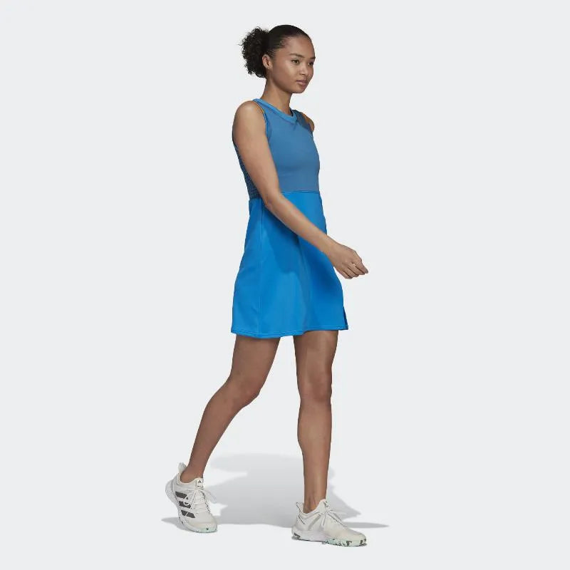 Adidas Robe Premium Bleu Rush - vue 4