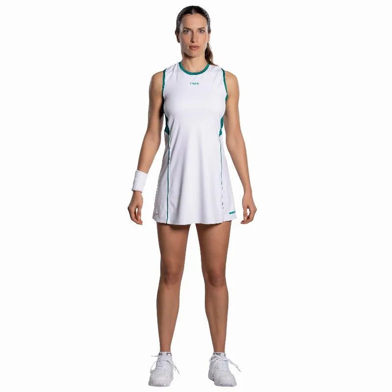 Nox Robe Pro Blanc Vert Ivy - vue 5