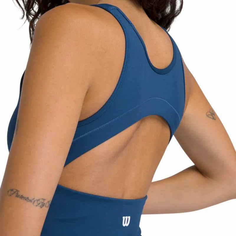 Wilson Robe Sportif Bleu Court - vue 3