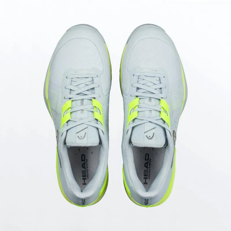 Head Sprint Pro 3.5 Clay Gris Jaune - vue 3