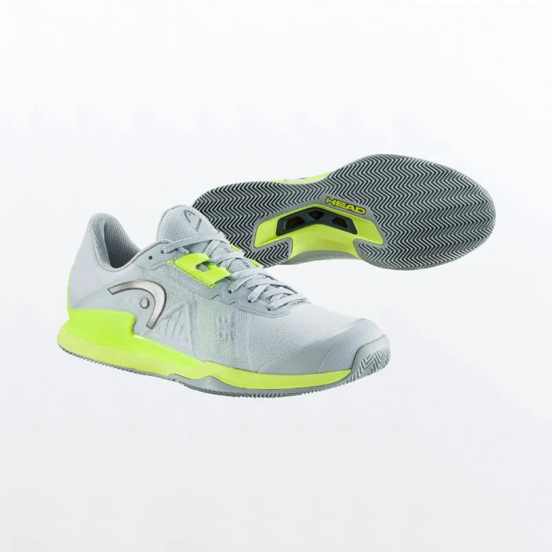 Head Sprint Pro 3.5 Clay Gris Jaune - vue 4