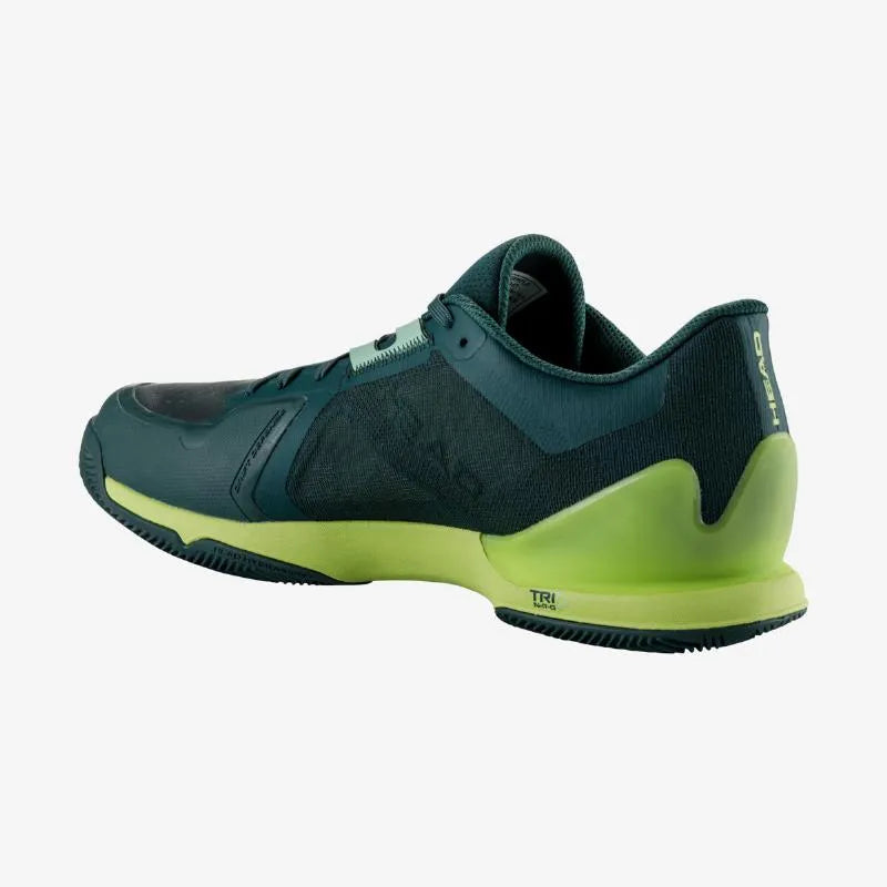 Head Sprint Pro 3.5 Clay Vert Oscuro - vue 3