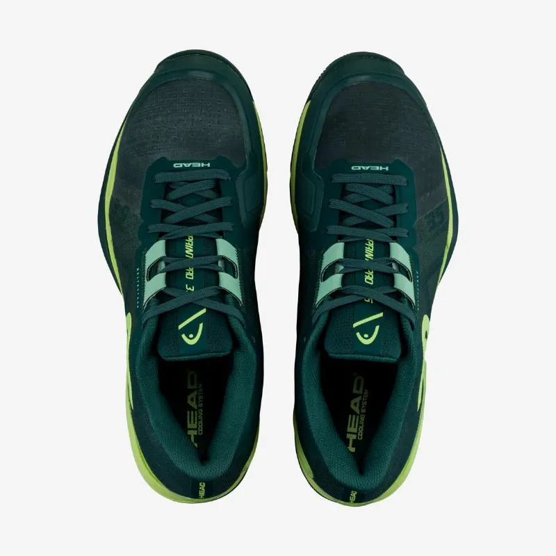 Head Sprint Pro 3.5 Clay Vert Oscuro - vue 5