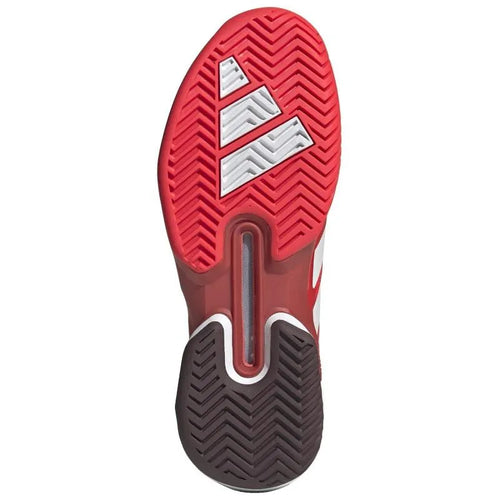 Adidas Adizero Ubersonic 5 Rouge Blanc - vue 2