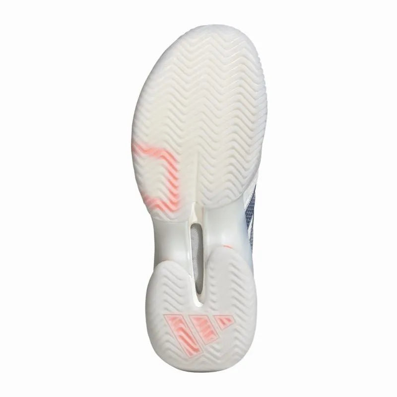 Adidas Barricade 14 Blanc Bleu Orange - vue 2