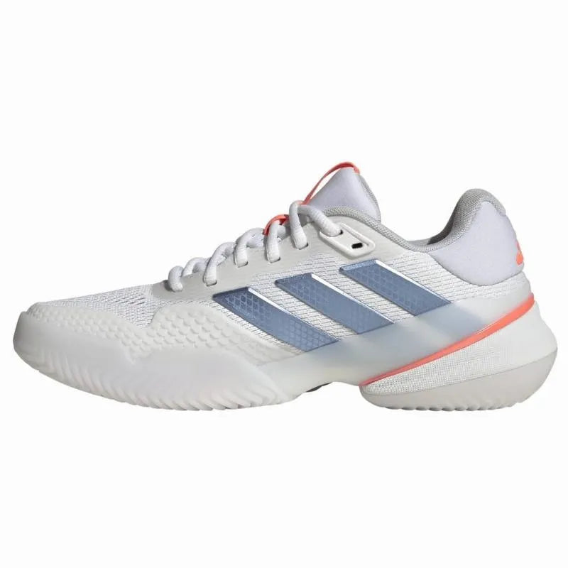 Adidas Barricade 14 Blanc Bleu Orange - vue 3