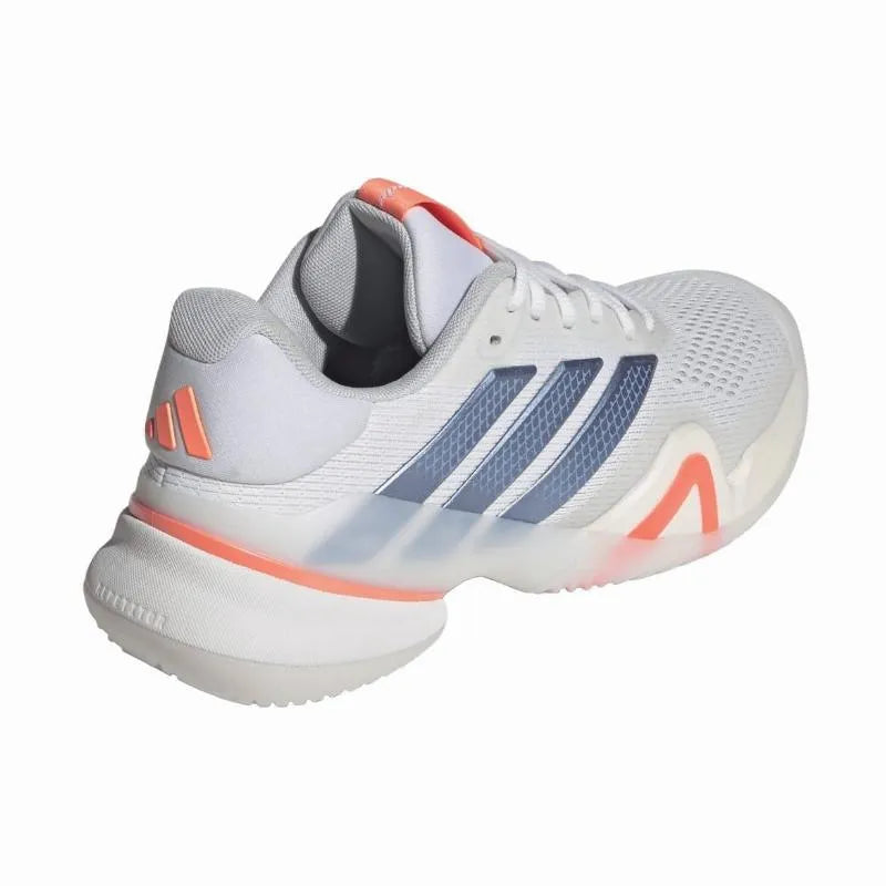Adidas Barricade 14 Blanc Bleu Orange - vue 5