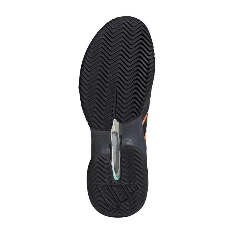 Adidas Barricade 14 Orange Noir Aqua - vue 2