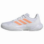 Adidas CourtJam Control 3 Blanc Orange - vue 3