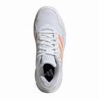 Adidas CourtJam Control 3 Blanc Orange - vue 6