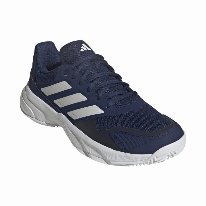 Adidas CourtJam Control 3 Clay Bleu Oscuro Blanc - vue 4