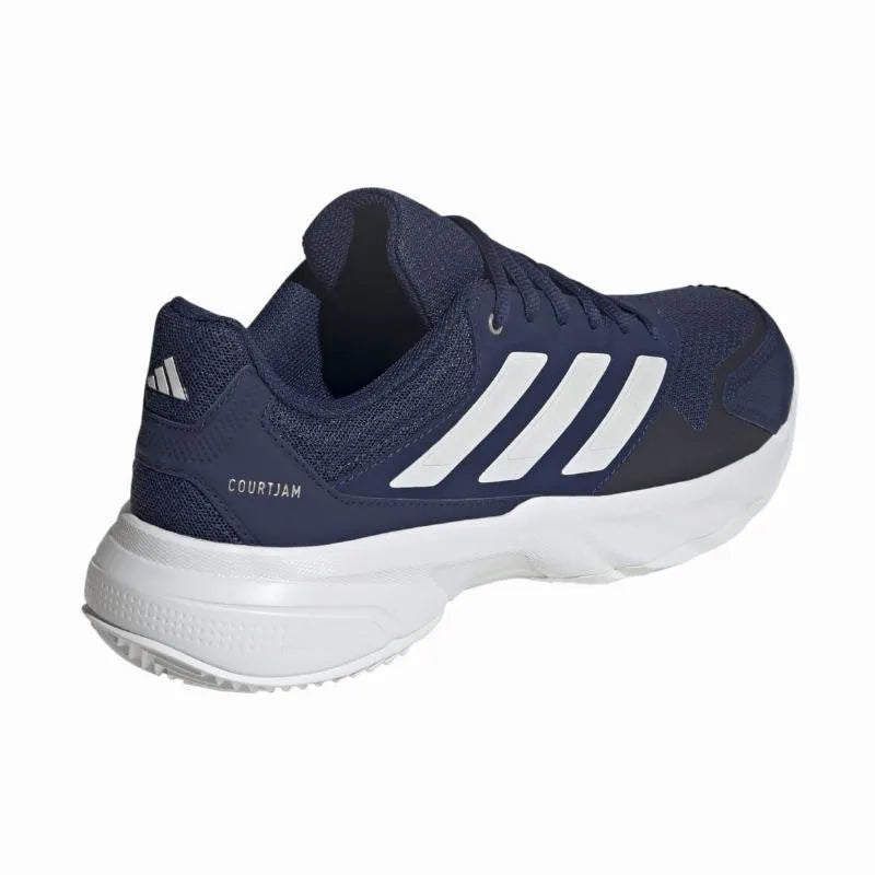 Adidas CourtJam Control 3 Clay Bleu Oscuro Blanc - vue 5
