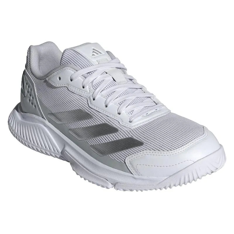Adidas Courtquick Padel Blanc Gris - vue 4