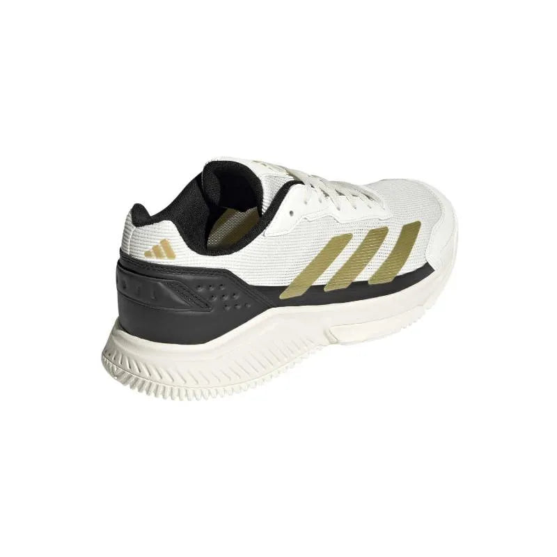 Adidas Courtquick Padel Blanc Or Noir - vue 4