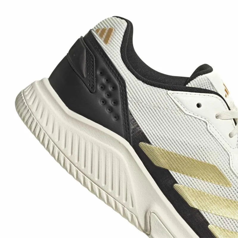 Adidas Courtquick Padel Blanc Or Noir - vue 6