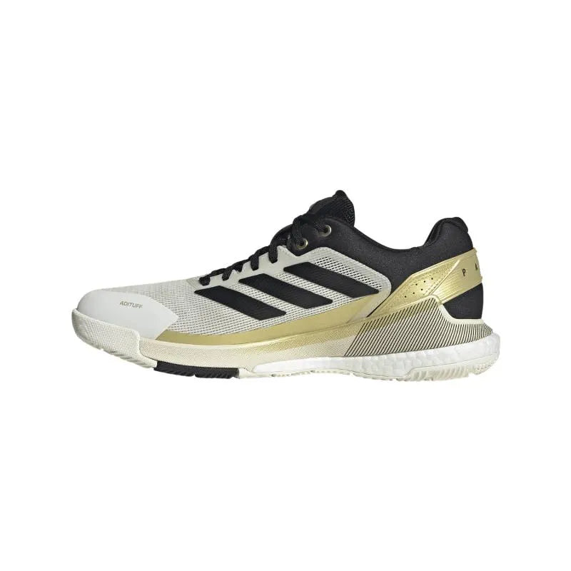 Adidas Crazyquick Boost Padel Blanc Noir Or - vue 5