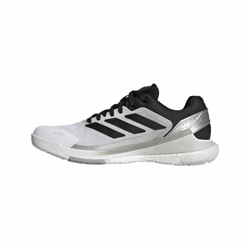 Adidas Crazyquick Boost Padel Blanc Noir Argent - vue 3