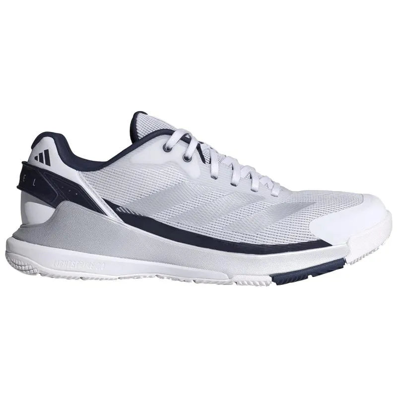 Adidas Crazyquick LS Padel Blanc Bleu Gris
