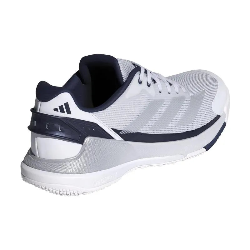 Adidas Crazyquick LS Padel Blanc Bleu Gris - vue 5