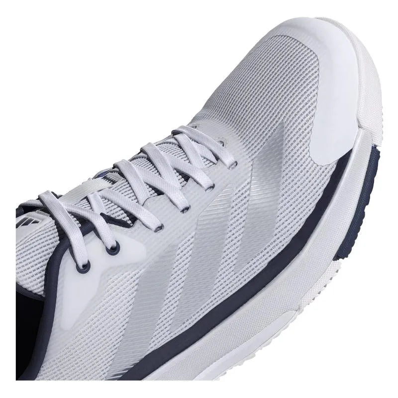 Adidas Crazyquick LS Padel Blanc Bleu Gris - vue 8