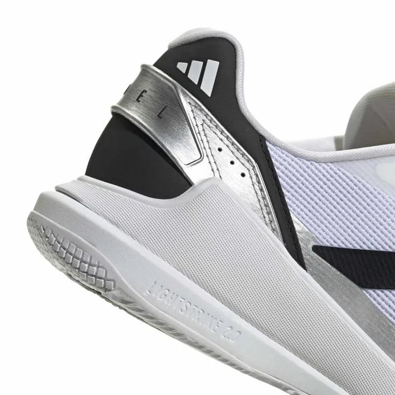 Adidas Crazyquick LS Padel Blanc Argent - vue 8