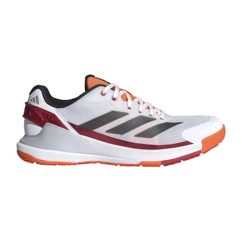 Adidas Crazyquick LS Padel Blanc Rouge Orange