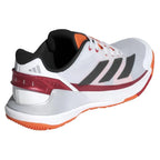 Adidas Crazyquick LS Padel Blanc Rouge Orange - vue 5